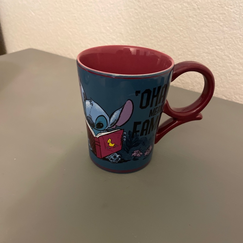 Disney Stitch “Ohana means family” mug